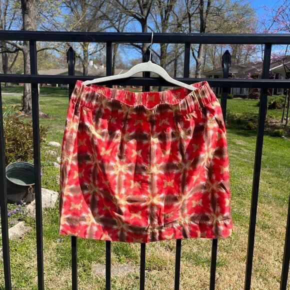 J Crew Poppi Abstract Print Skirt with Pockets NWT - Picture 7 of 8